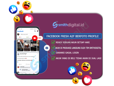 Jual Facebook Fresh A2F Berfoto Profile