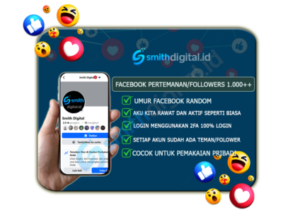 Jual Akun Facebook Pertemanan/Followers 1.000++
