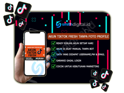 Jual Tiktok Fresh Tanpa Foto Profile